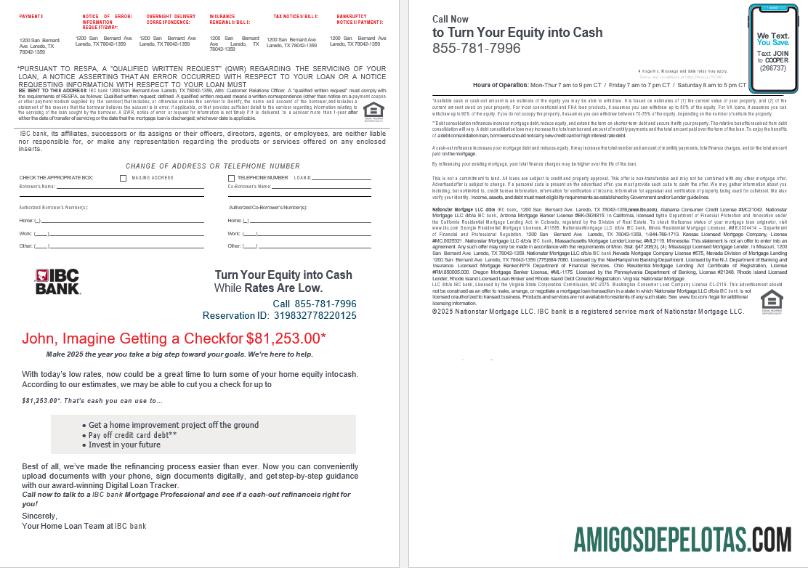 AS Texas IBC bank Hipotik Pinjaman laporan in Word and PDF format , 4 pages 3 4 makering