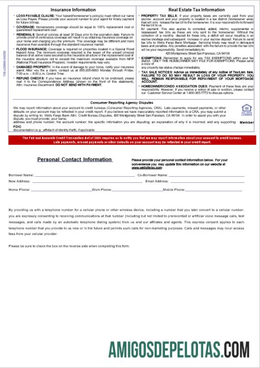 AS Wells Fargo bank Hipotik laporan in Word and PDF format, 3 pages 3 makering