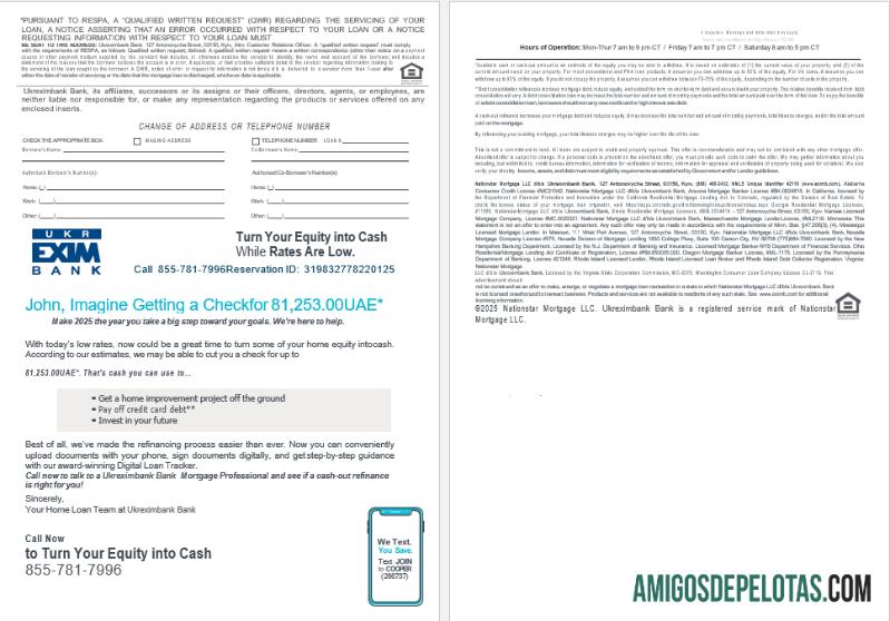 Ukrainian Ukreximbank bank Hipotik Pinjaman laporan in Word and PDF format , 4 pages 3 4 templat