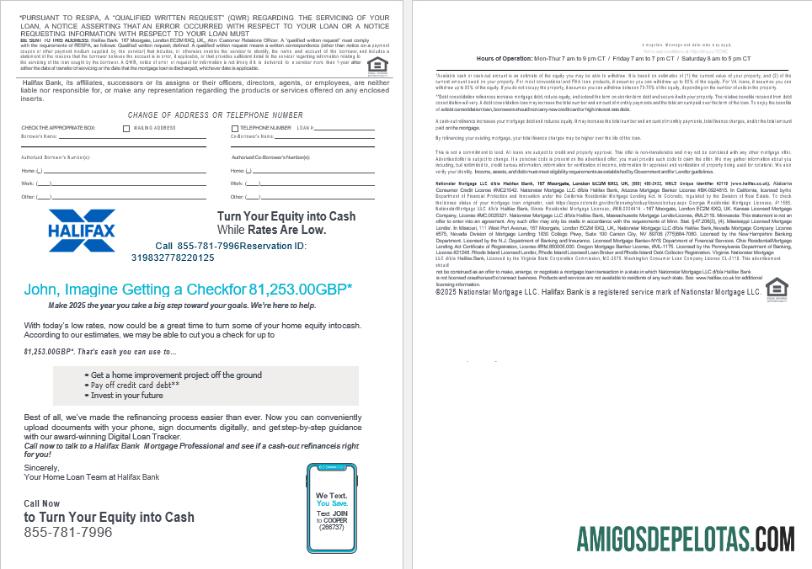 Inggris Raya Halifax bank Hipotik Pinjaman laporan in Word and PDF format , 4 pages 3 4 makering
