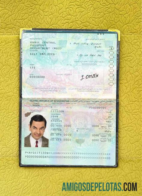 افغانستان پاسپورٹ فوٹو look ڈیزائن