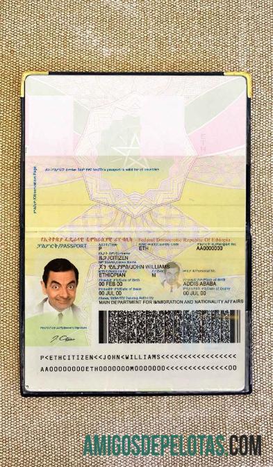 ایتھوپیا پاسپورٹ فوٹو look نمونہ