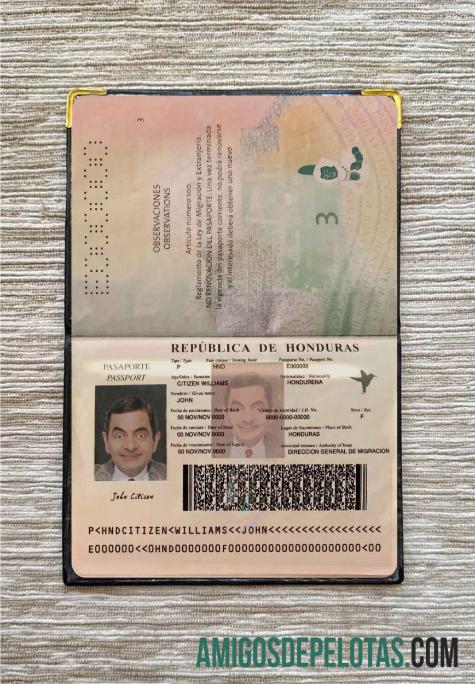 ہونڈوراس pass فوٹو look ڈیزائن