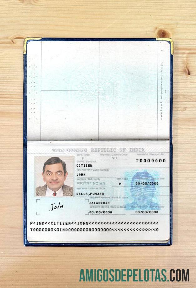 بھارت پاسپورٹ نیا ورژن 2 pages فوٹو لک 1 ڈیزائن