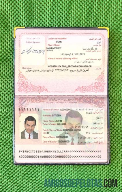 ایران پاسپورٹ (2007 2014) فوٹو look پیش نظارہ