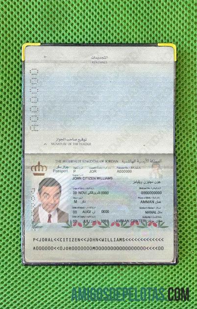 اردن پاسپورٹ فوٹو look ماک اپ