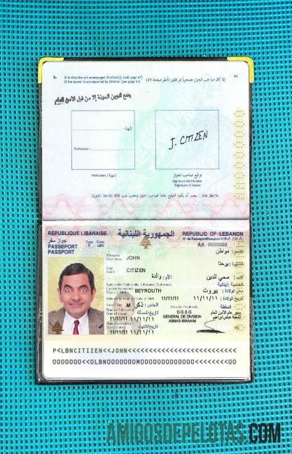 لبنان پاسپورٹ فوٹو look ماک اپ