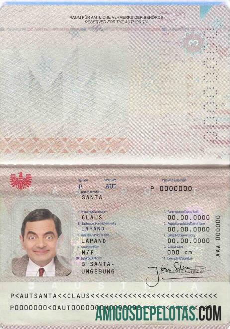 Austria paspor desain
