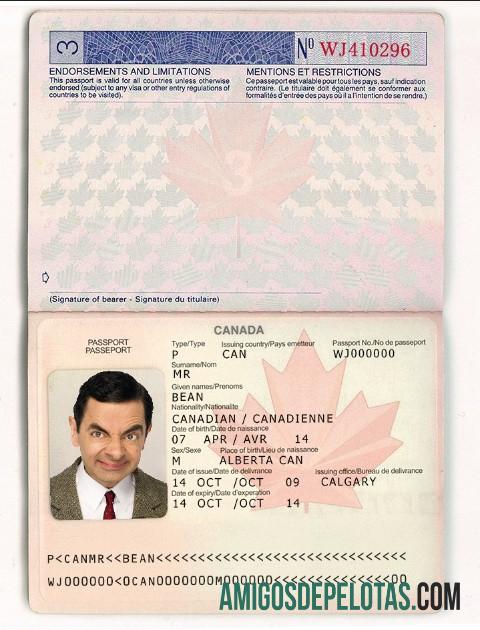 Kanada paspor (2002 2010) desain