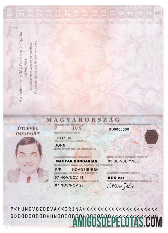 Hungaria paspor versi 2 desain