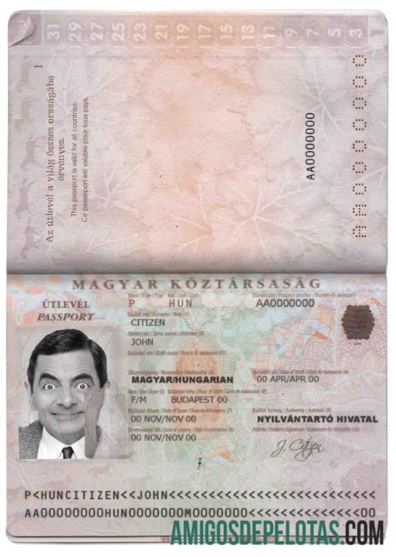 Hungaria paspor pratinjau