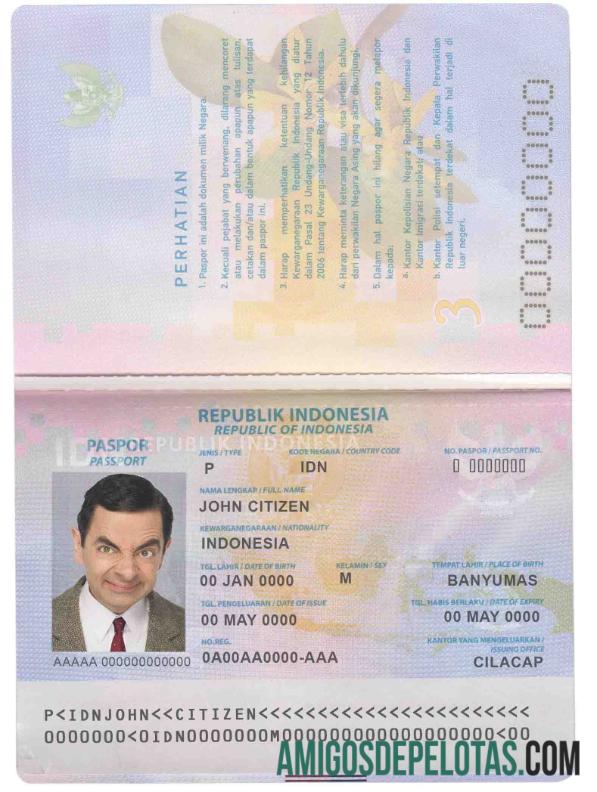 Indonesia paspor makering
