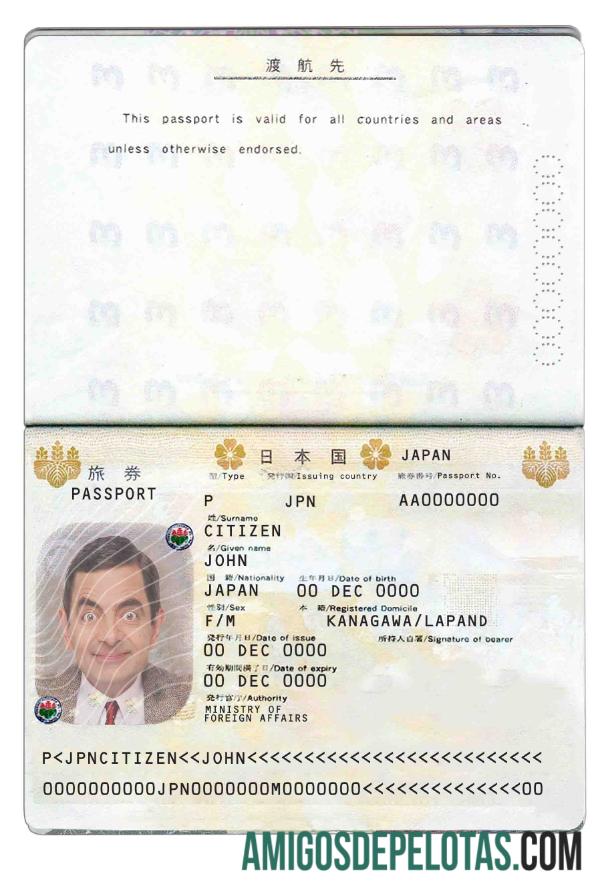 Jepang paspor pratinjau