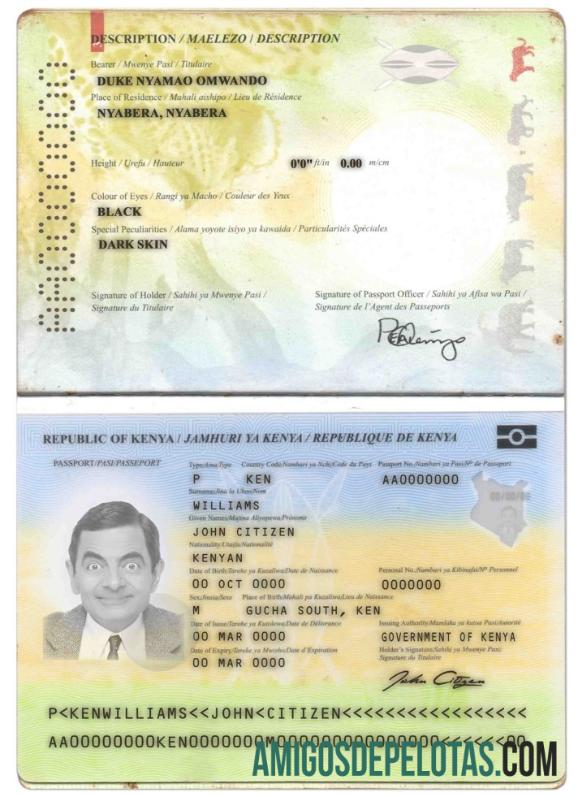 Kenya paspor (2017 sekarang) pratinjau