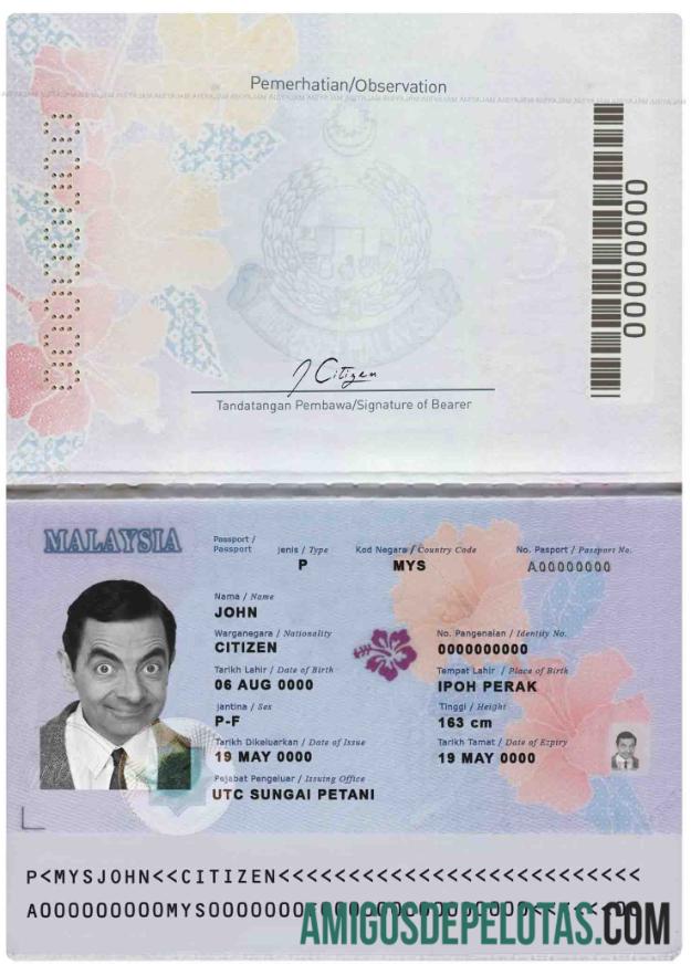 Malaysia paspor (2017 ΓÇô sekarang) makering