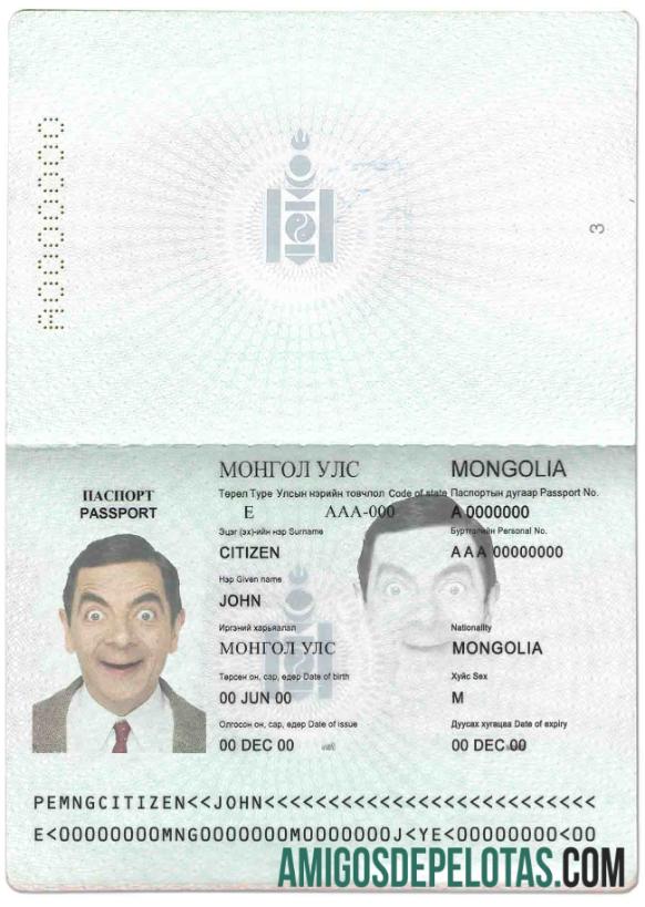 Mongolia paspor makering