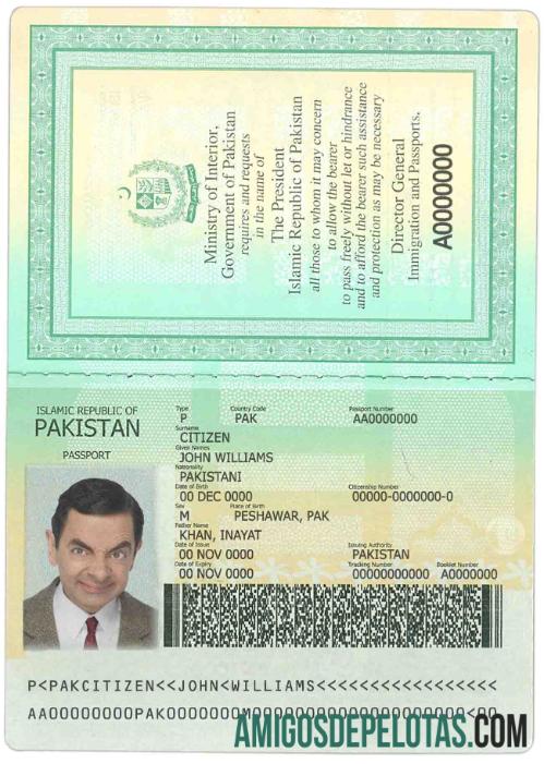 Pakistan paspor makering