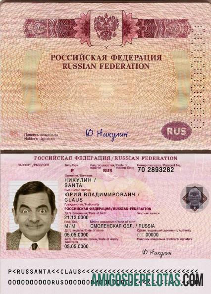 Rusia perjalanan paspor pratinjau
