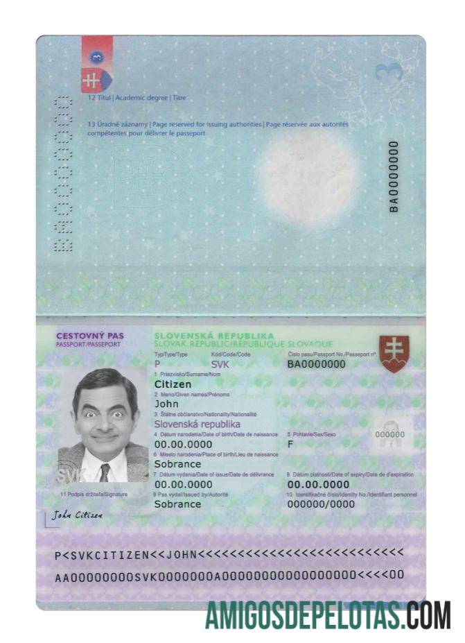 Slovakia paspor versi 3 pratinjau