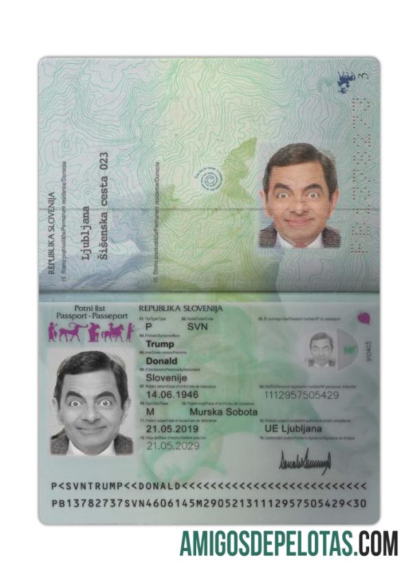 Slovenia paspor 2019 sekarang desain