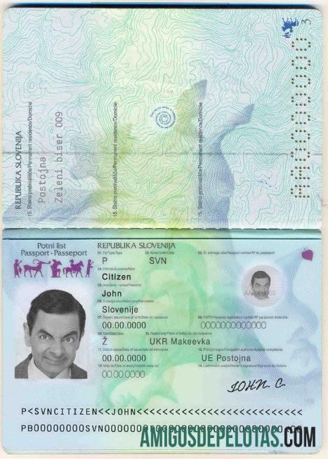 Slovenia paspor pratinjau