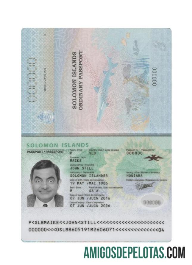 Kepulauan Solomon paspor pratinjau