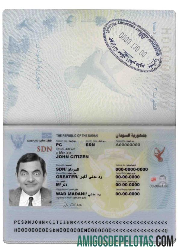 Sudan paspor pratinjau