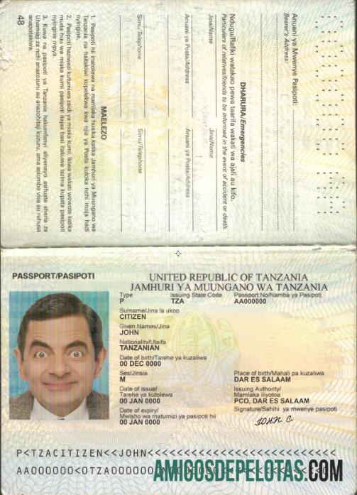 Tanzania paspor makering