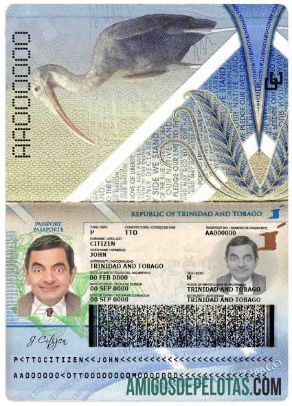 Trinidad dan Tobago paspor pratinjau