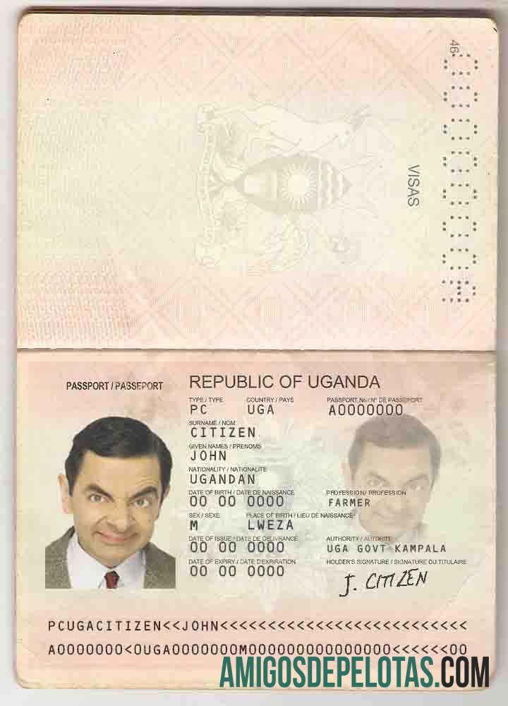Uganda paspor makering