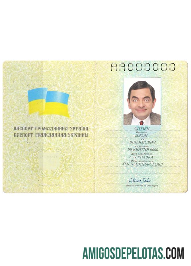 Ukraina pass 1992 2016 templat