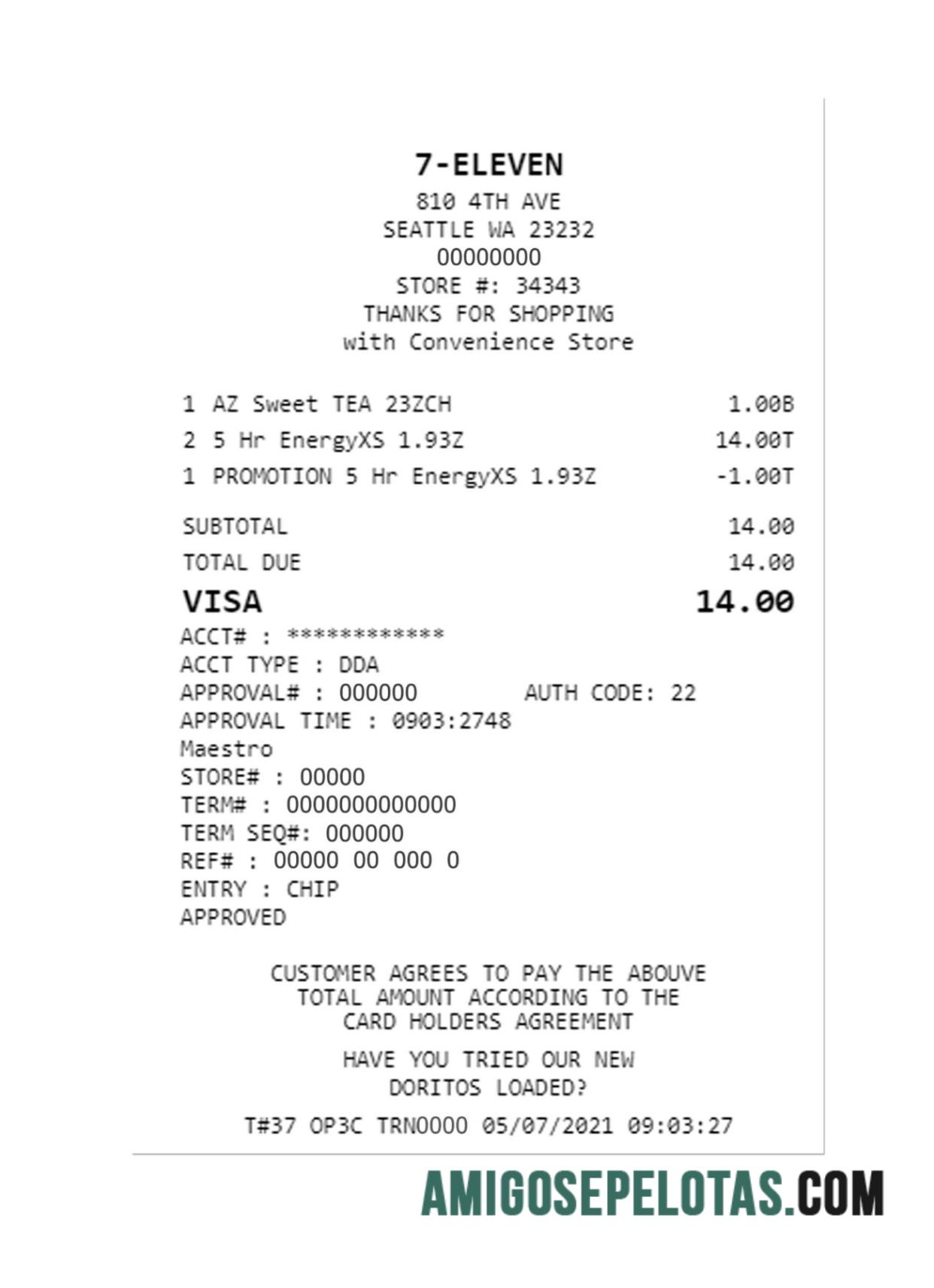7 Eleven Pembayaran check desain