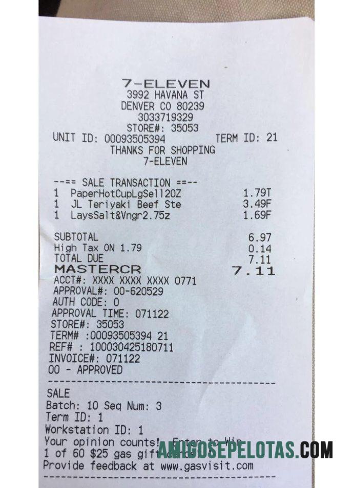 7 eleven store Pembayaran check makering