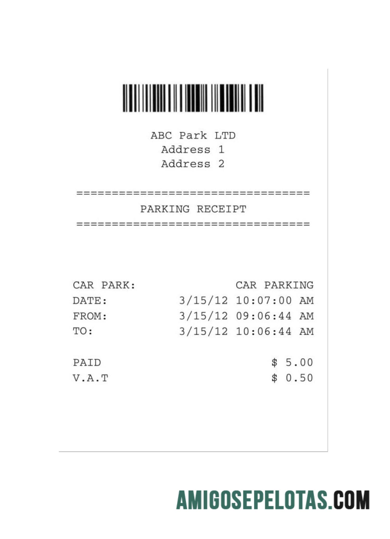 Abc Park(Parking) Ltd Pembayaran check desain