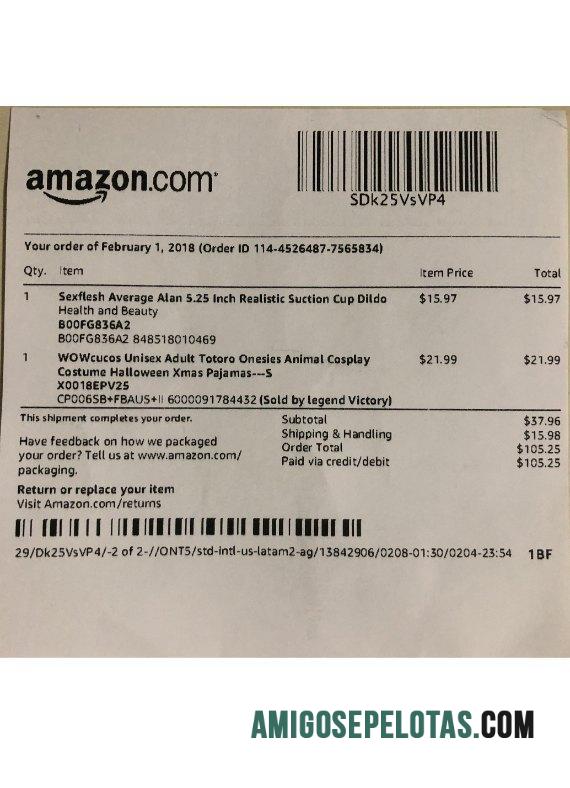 Amazon Perusahaan Pembayaran Kwitansi pratinjau