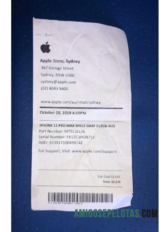 Apple Perusahaan Pembayaran Kwitansi templat
