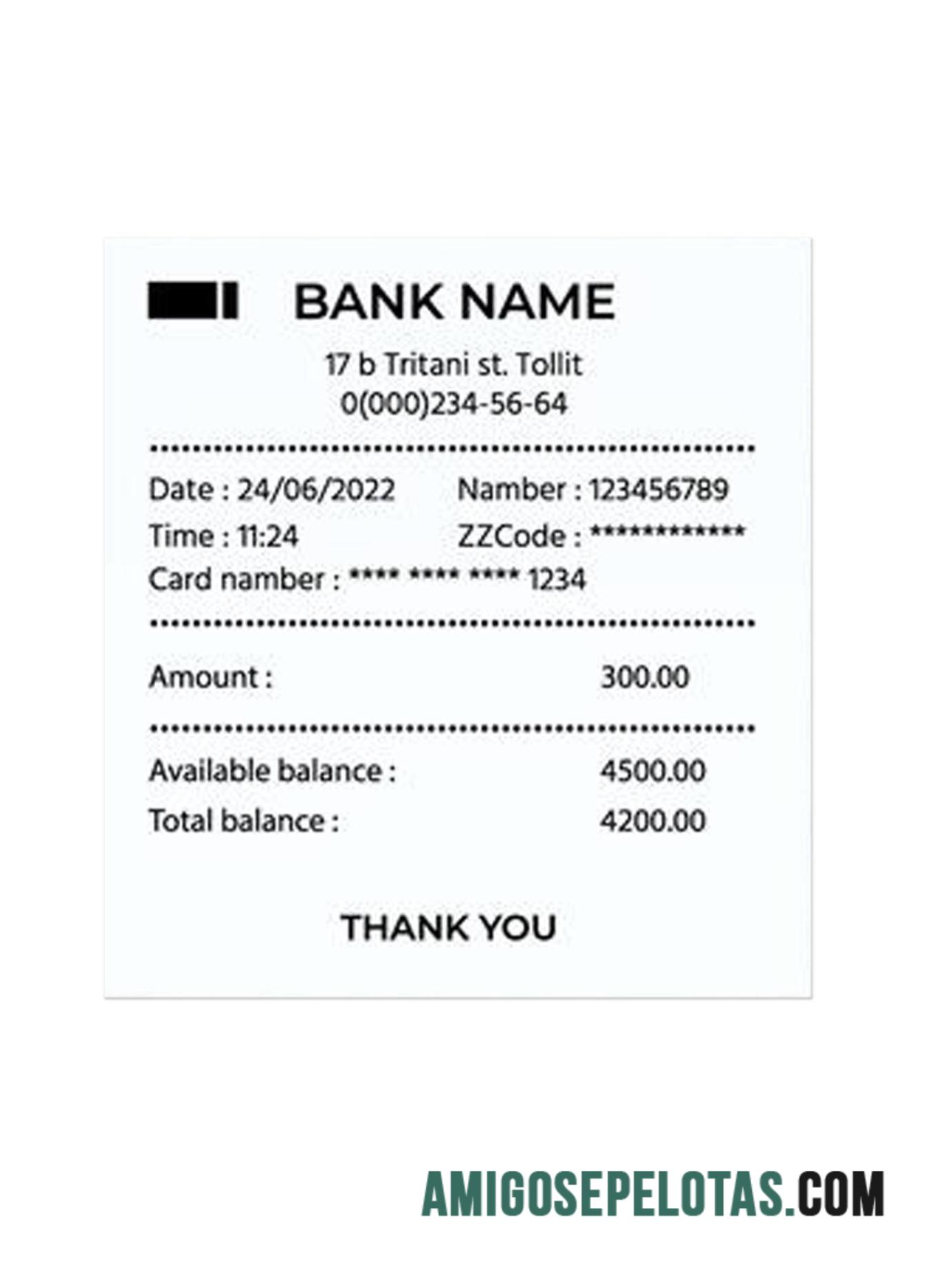 bank Pembayaran Kwitansi makering