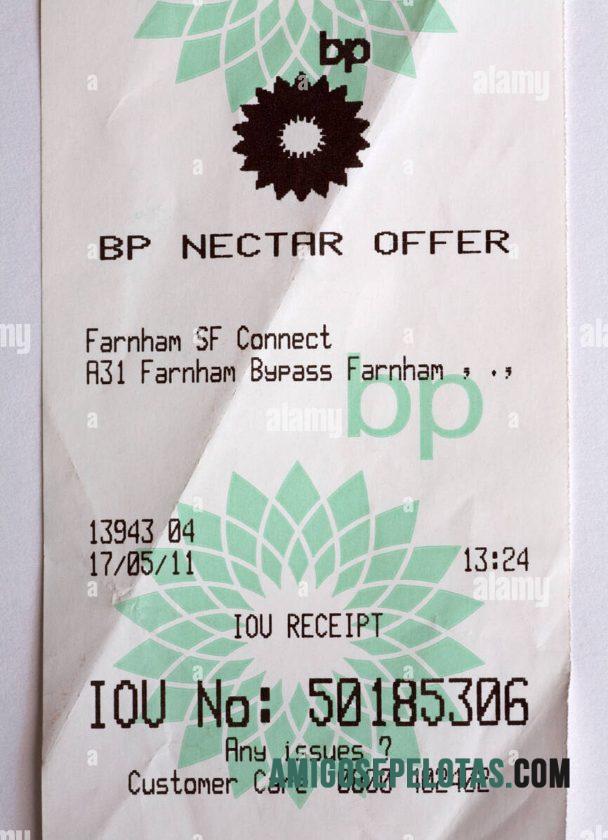 Bp Nectar rewards Pembayaran Kwitansi templat