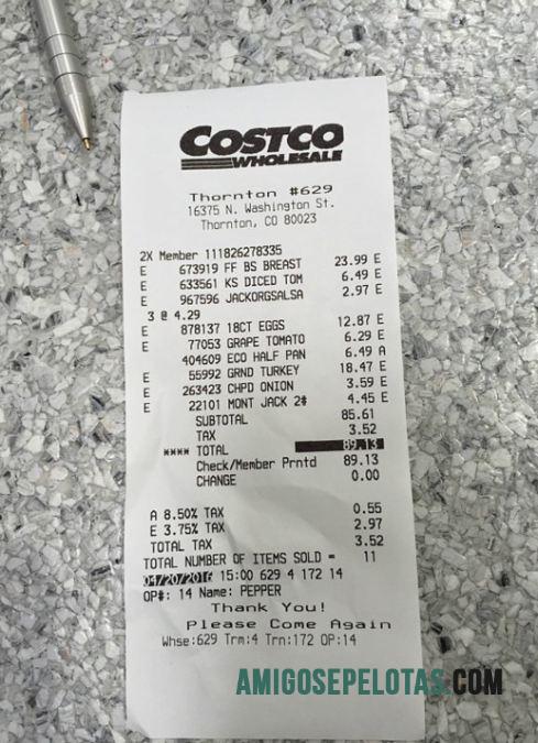 Costco wholesale Pembayaran check desain