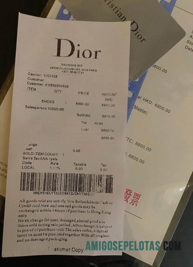 Dior Perusahaan Pembayaran Kwitansi desain