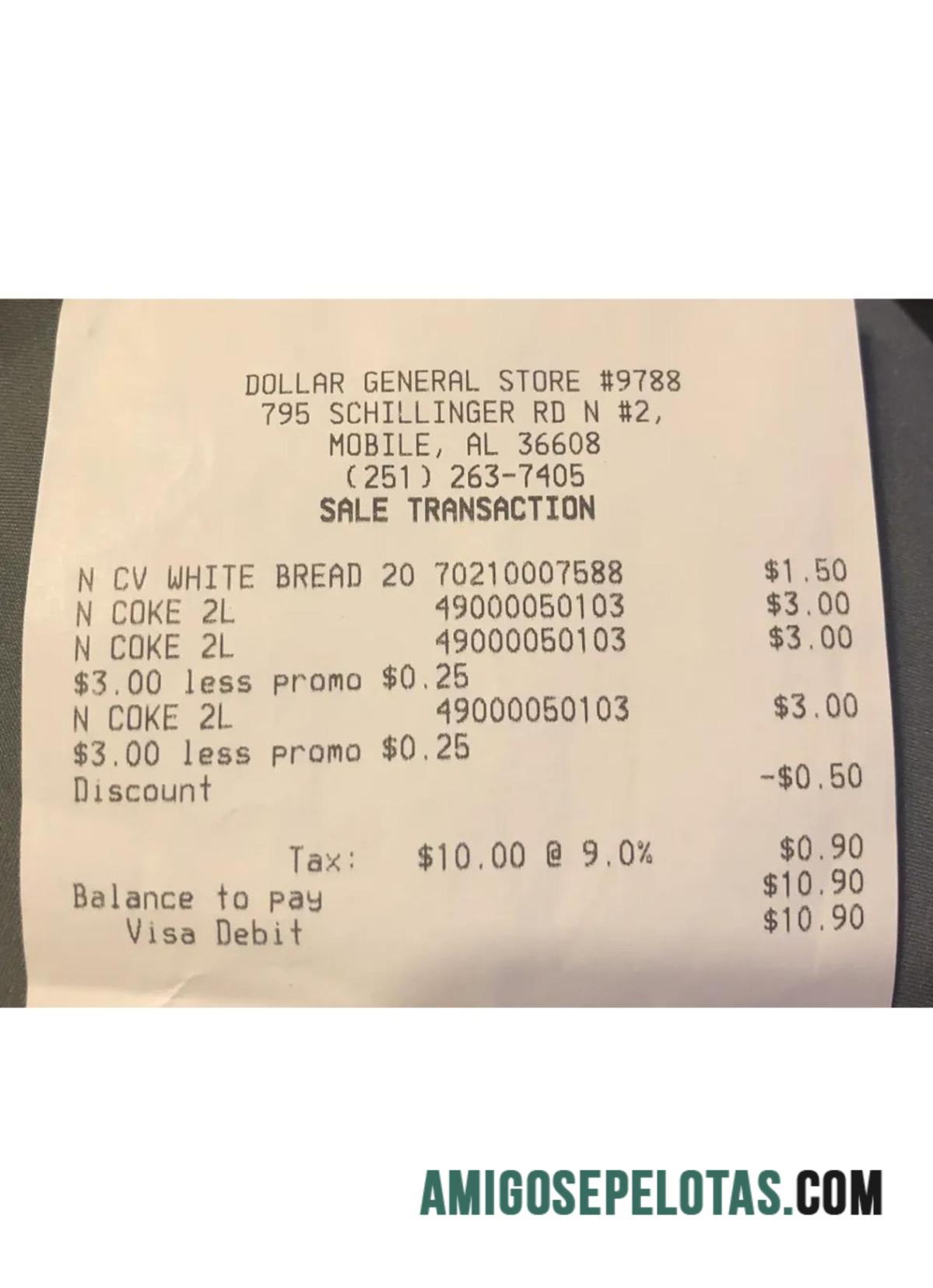 Dollar general store paymet check pratinjau