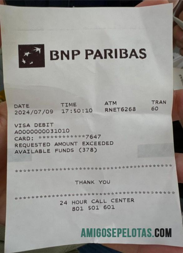 Prancis Bnp Paribas Pembayaran check templat