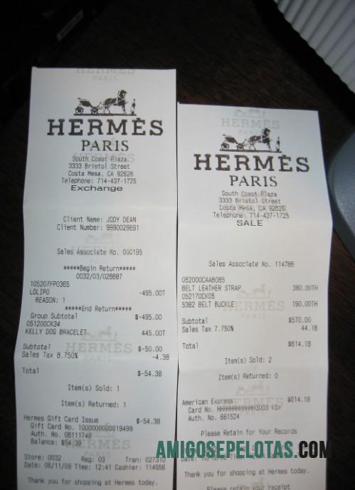Hermes Mode house Pembayaran check templat