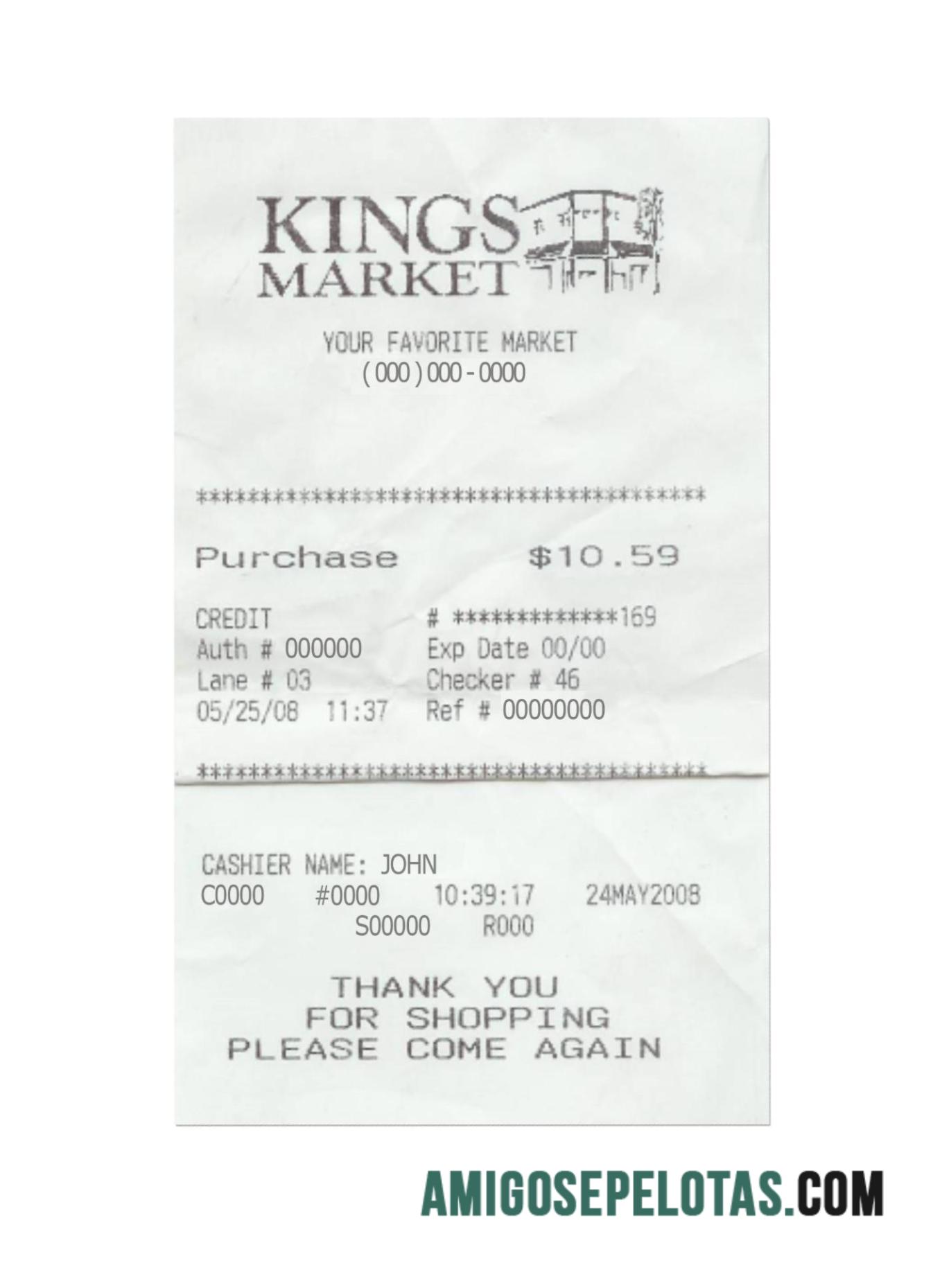 Kings Market Pembayaran check pratinjau