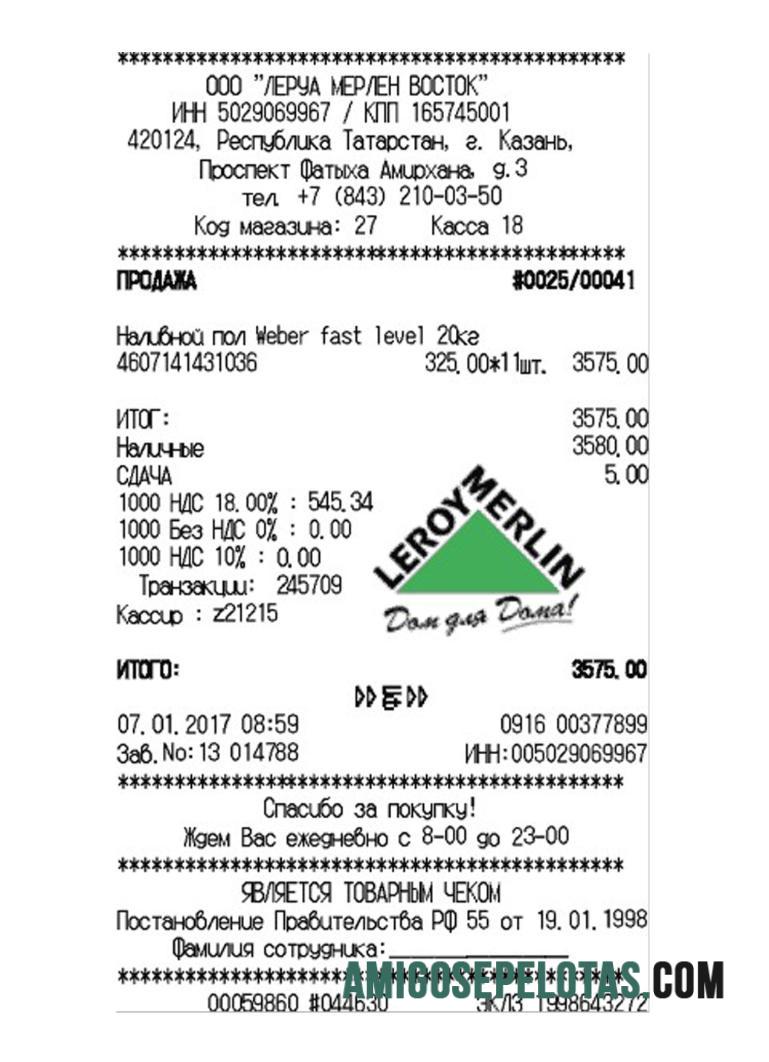 Leroy Merlin Pembayaran check makering
