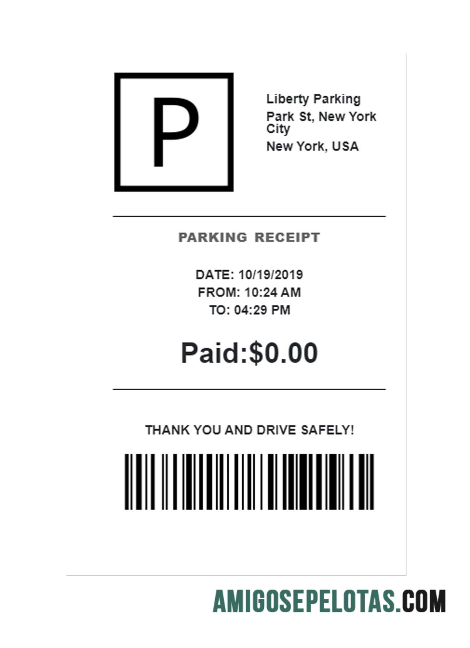 Liberty Parking Kwitansi pratinjau
