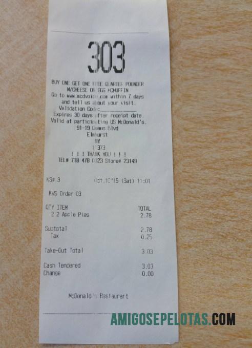 McDonald's Fast food restaurant Kwitansi desain