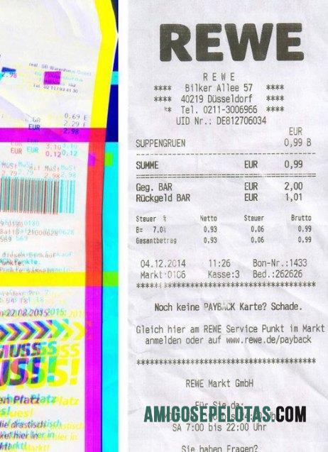 Rewe group check desain
