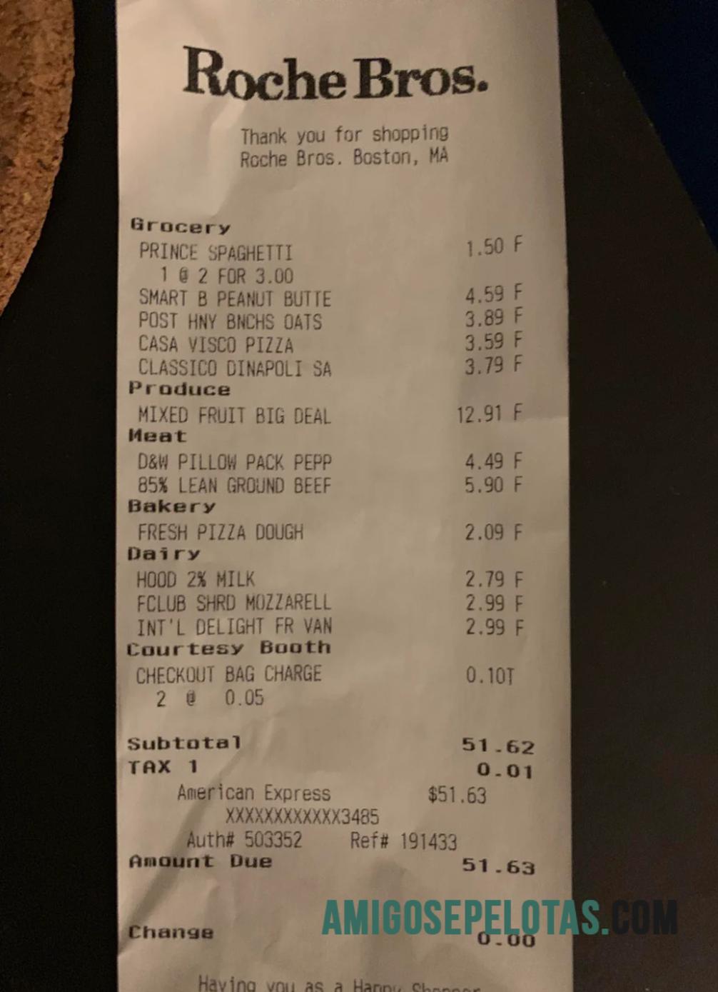 Roche Bros supermarket Pembayaran check desain