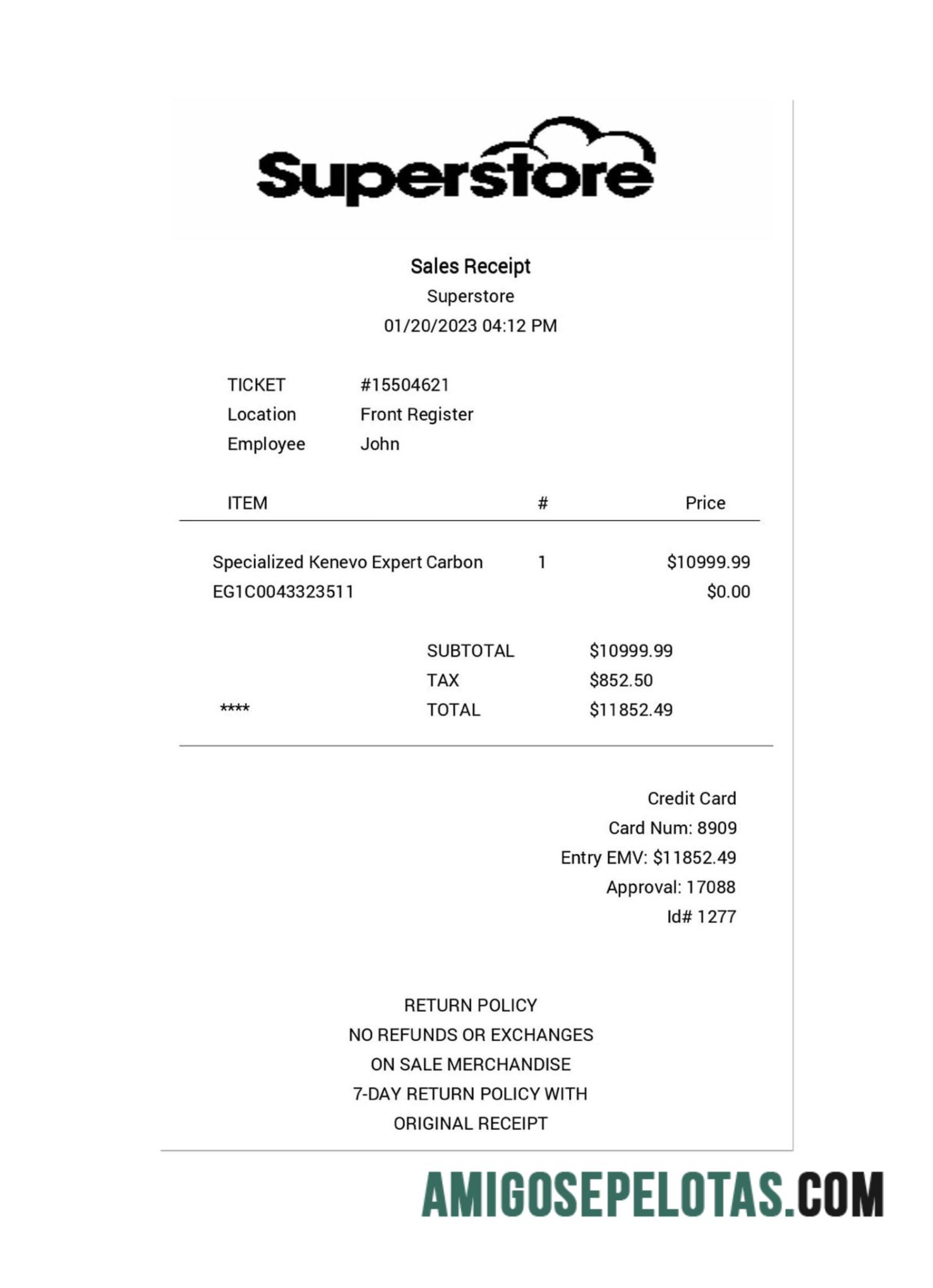 Superstore Pembayaran Kwitansi makering